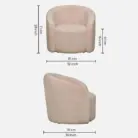 Contemporary 1 Seater Sofas