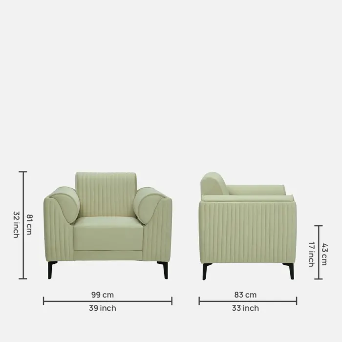 Contemporary 1 Seater Sofas