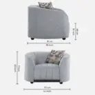 Contemporary 1 Seater Sofas