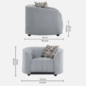 Contemporary 1 Seater Sofas