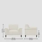 Contemporary 1 Seater Sofas