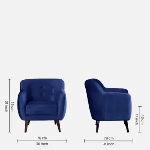 Mid-Century Modern 1 Seater Sofas