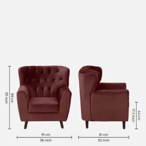 Mid-Century Modern 1 Seater Sofas