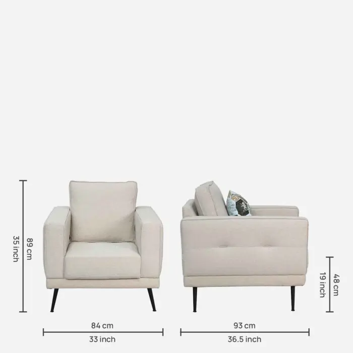 Mid-Century Modern 1 Seater Sofas