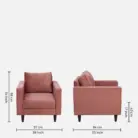 Modern 1 Seater Sofas