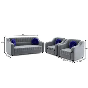 3+1+1 Sofas Set