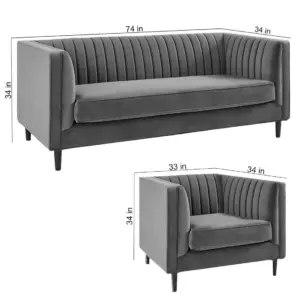 3+1+1 Sofas Set