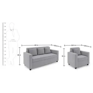 3+1+1 Sofas Set