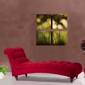 Luxurious Royal Velvet Tufted Chaise Lounge