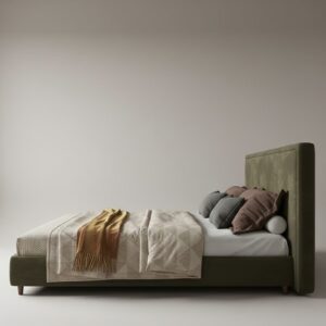 Bed and Headboard