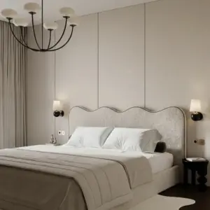 Bed and Headboard