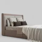 Bed and Headboard