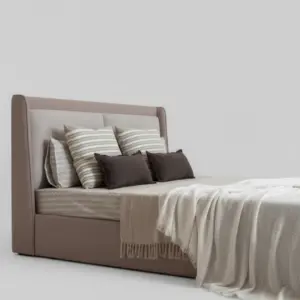 Bed and Headboard