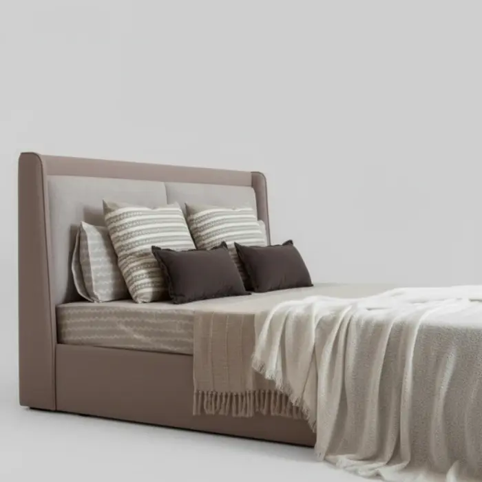 Bed and Headboard