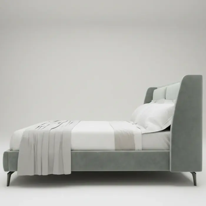 Bed and Headboard