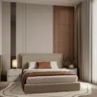 Bed and Headboard