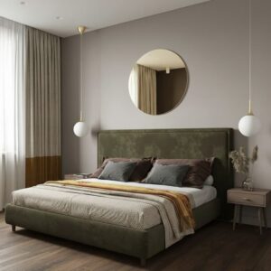 Bed and Headboard