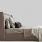Bed and Headboard