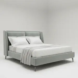 Bed and Headboard