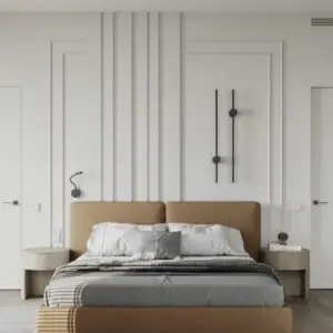 Bed and Headboard