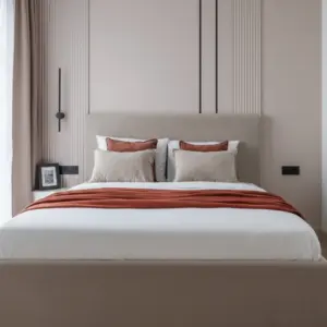 Bed and Headboard