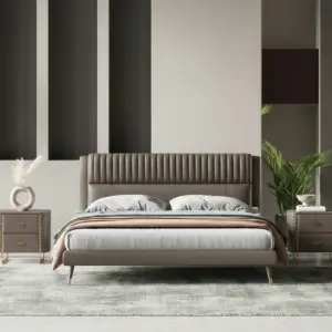 Bed and Headboard