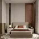 Bed and Headboard