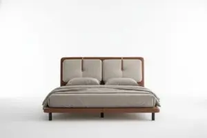 Bed and Headboard
