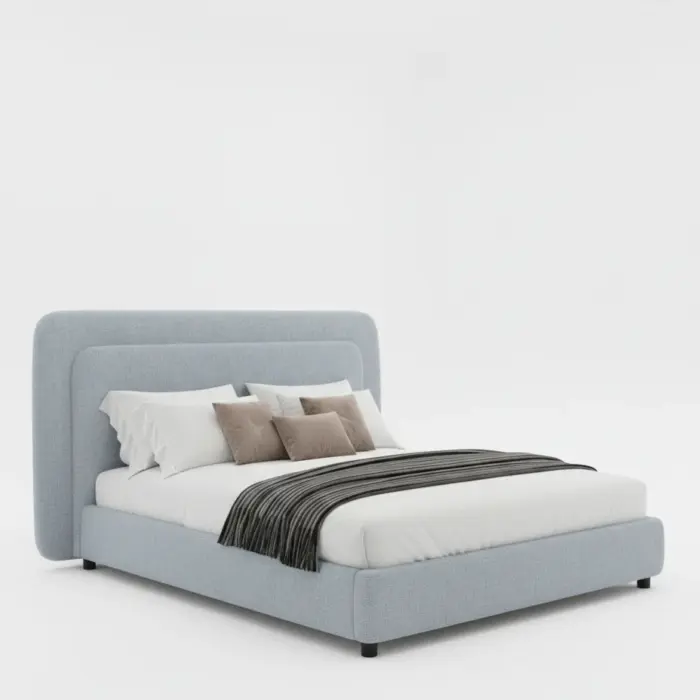 Bed and Headboard