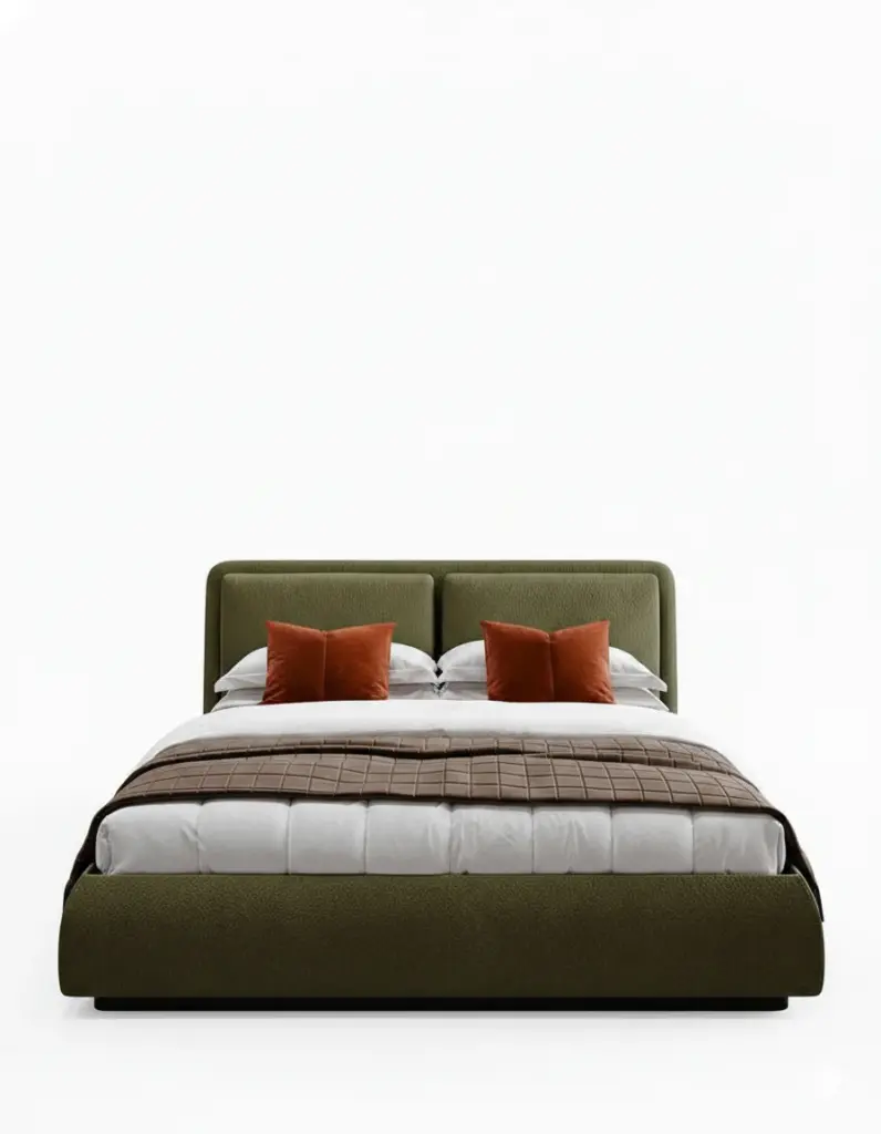 Bed and Headboard