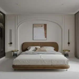 Bed and Headboard