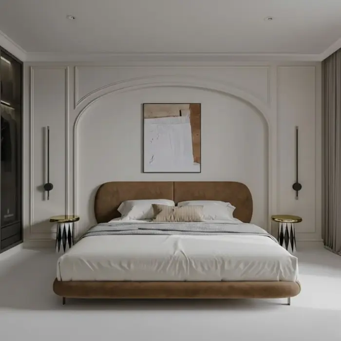 Bed and Headboard