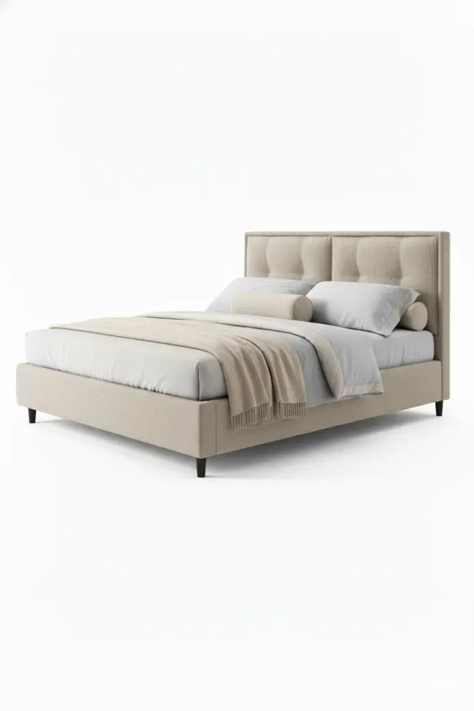 Bed and Headboard