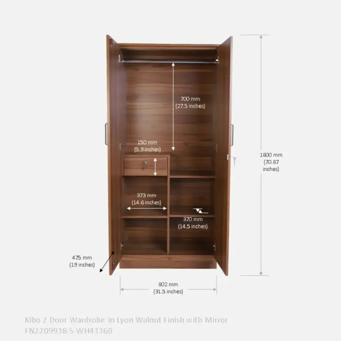 2 Door Wardrobes (3)