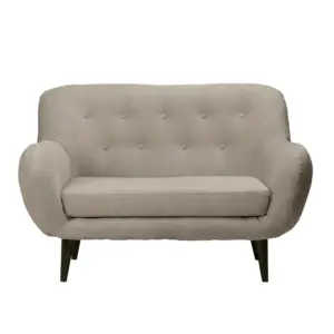 Urban Leatherette Minimalist 2 Seater Sofa Set Ideal for Modern Apartment Lounges