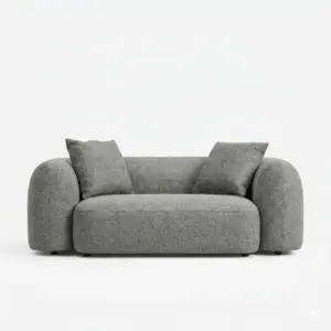 High Density Foam Cushioned 2 Seater Sofa with Long Lasting Structural Support Warranty