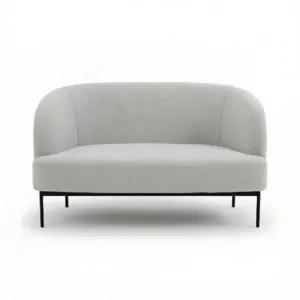 Fluffy Overstuffed Cushion 2 Seater Sofa for Cloudy Sinking In Comfort Seating Feeling