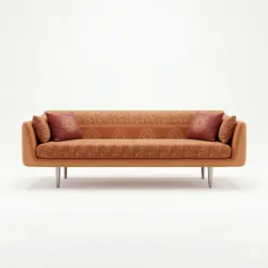 Chic Fabric Chesterfield 2 Seater Sofa with Beautiful Handcrafted Diamond Stitching