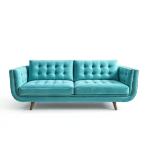 Exquisite Linen Lawson 2 Seater Sofa with Ergonomic Lumbar Support Design Structure