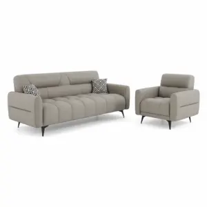 Graphite Grey 2+1 Seater Sofa Set With Urban Style