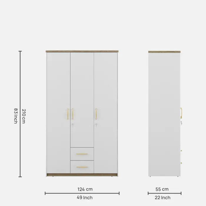 3 Door Wardrobes (2)