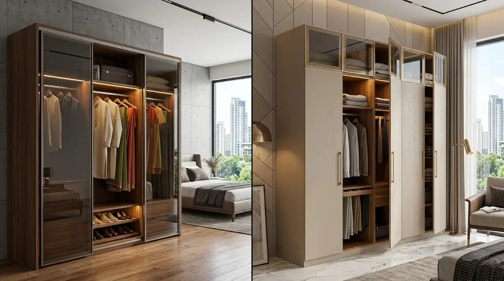 Sliding vs Hinged Wardrobes Best Choice for Ahmedabad Homes